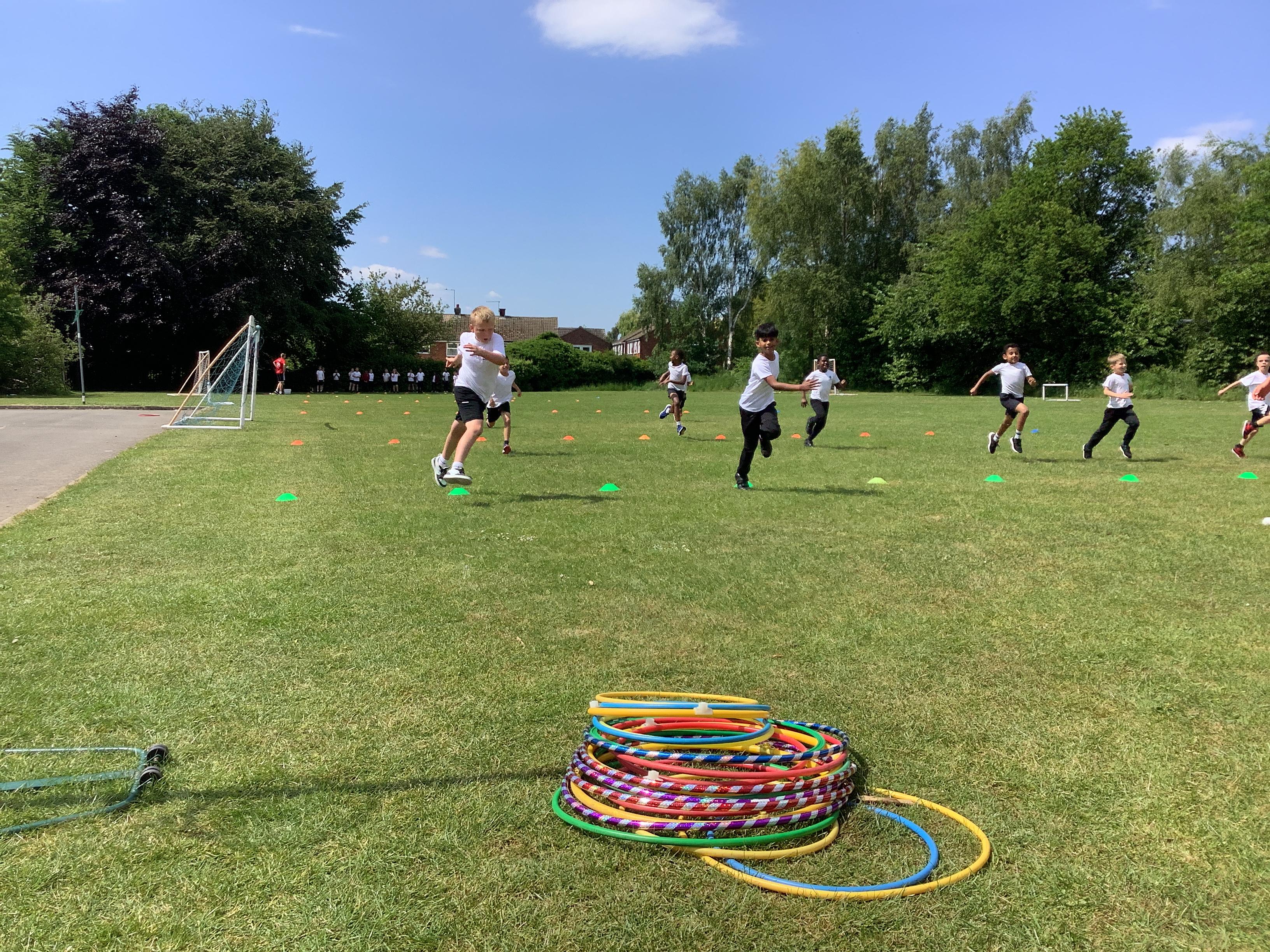 Preparations for Sports Day have started in earnest.